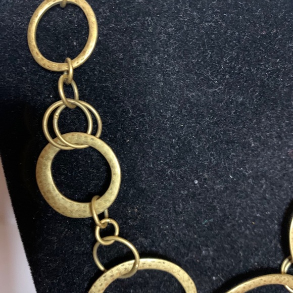 Lauren Ralph Lauren Gold Tone Link Necklace - Picture 2 of 3